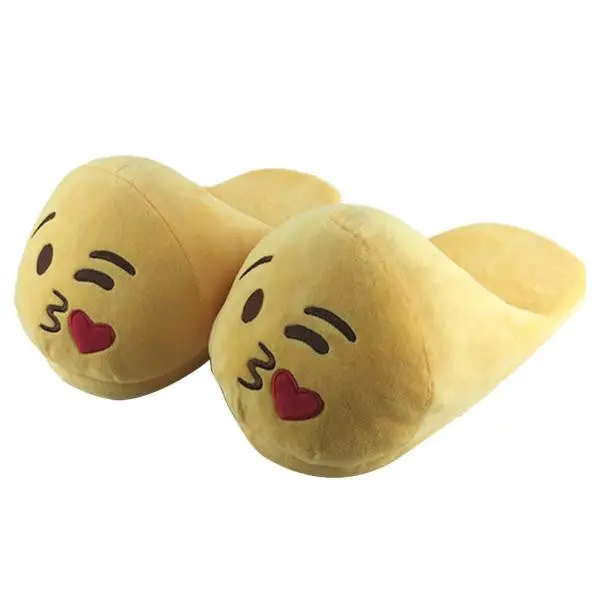 Emoji Slippers Cartoon Sweet Warm Plush Slipper Expression Women Men Slippers //House Shoes 10 Styles 8