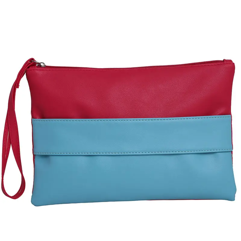 Envelope Bags Handbags Women Famous S Stitching Hit Color Stripe Clutch Bag Pu Leather Bolsos Femenina 3