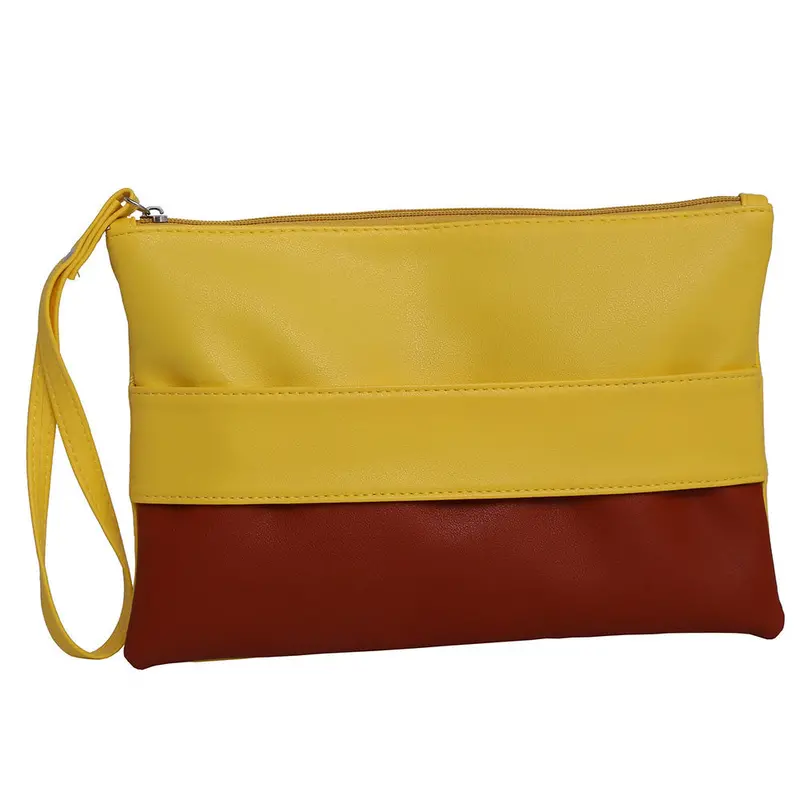 Envelope Bags Handbags Women Famous S Stitching Hit Color Stripe Clutch Bag Pu Leather Bolsos Femenina 4
