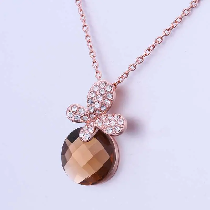 Est 18K Gold Plating Women Necklace Candy Joias Collane Collier Plastron Femme 2