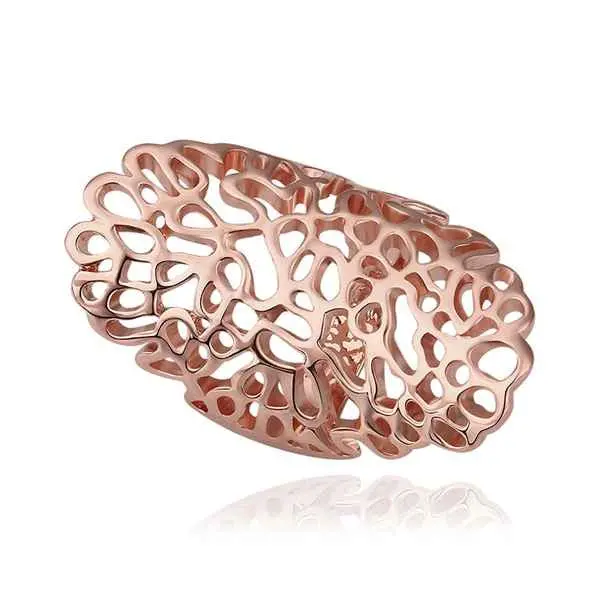 Est 18K Real Gold Plated Rings Yellow Mesh Ring Men S In Euros194 2