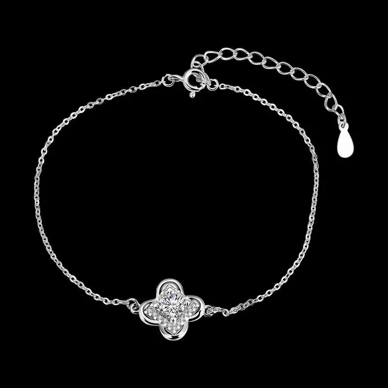 Est 925 Sterling Silver In Jewelry Charm Bracelet Flower Type One Direction Bijoux Stvh 53 2