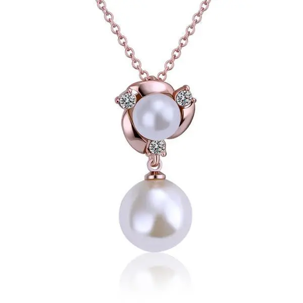 Est Acessorios Para Mulher Necklaces Twin Pear Collares Populares Floating Charms 5 1
