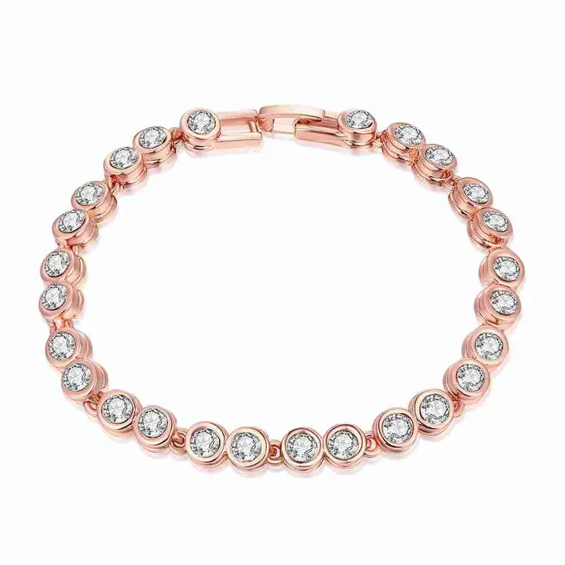 Est Austrian Crystal Bracelets Bangles Little Crystal Pulseira Feminina Personalized 1
