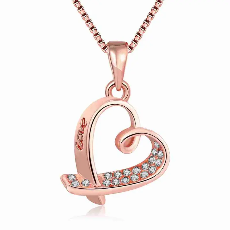 Est Austrian Crystal Necklaces & Pendants Hollow Irregular Heart Patek Jewerly Accessories 1