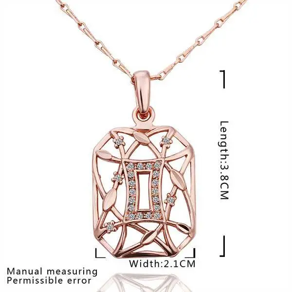 Est Austrian Crystal Necklaces &Amp; Pendants Tower Colar Charm 1