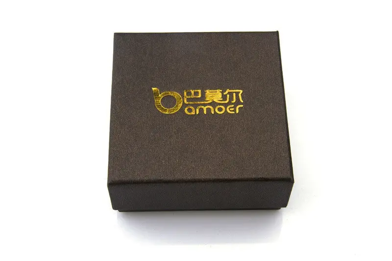 Est Fashion Brown Paper Box For Watch And Bracelets Wristwatch Packaging 1