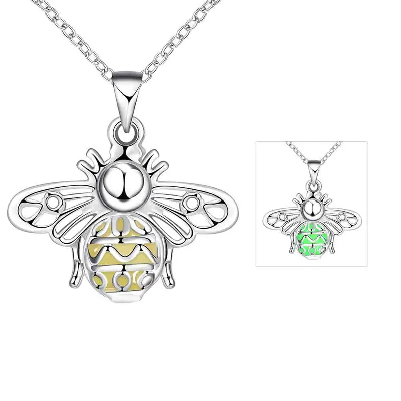Est Glowing Luminous Pendant Necklace Hollow Moths Gargantilha Sport3 6 1