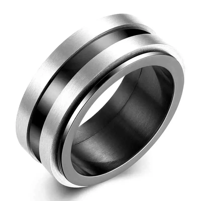 Est Men's Titanium Steel Rings For Men Line Anel Masculino Gift For Her Tsgr 16 1