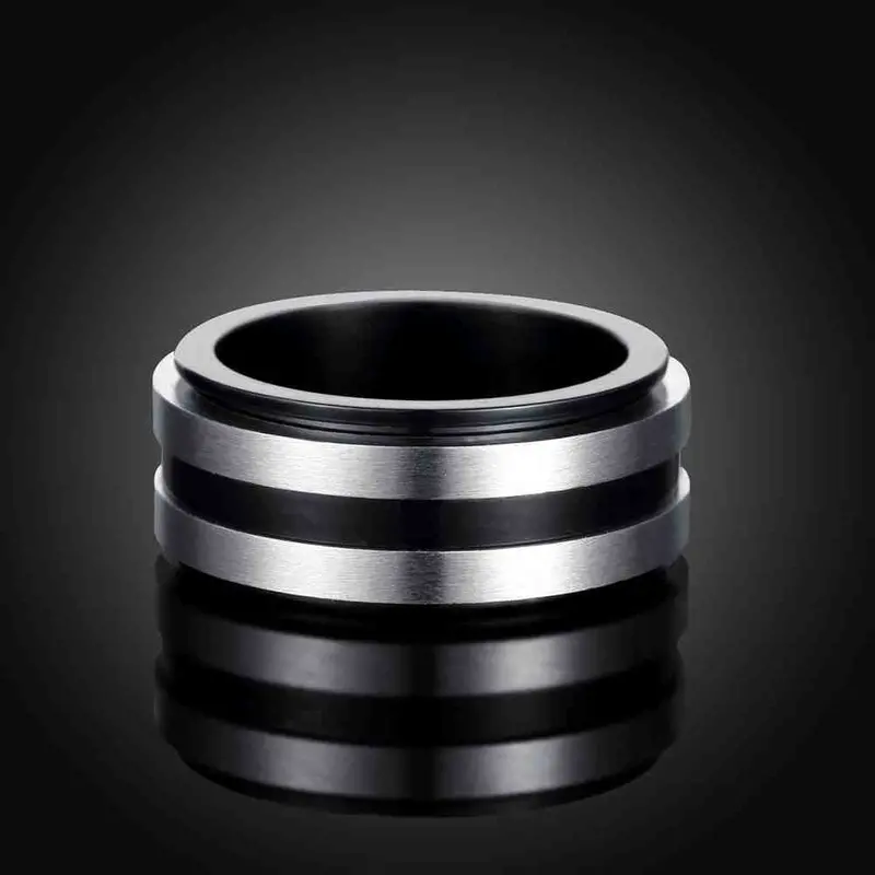 Est Men's Titanium Steel Rings For Men Line Anel Masculino Gift For Her Tsgr 16 3