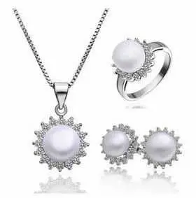 Est Platinum Plate Crystal Jewelry Set Orange Necklace+Earrings African Jewelry Set 57 1