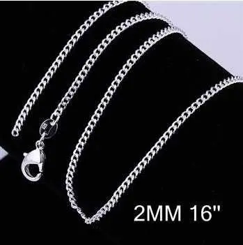 Est Silver Chains 2M 16-24Inch Wedding Smtc 15 1