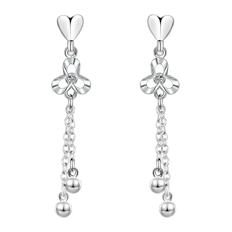 Est Silver Earings Hanging Beads Stud Orecchini S In Euros 627 1