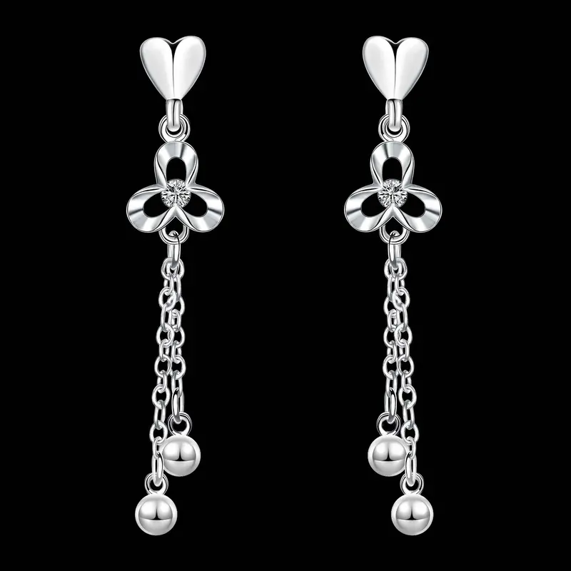 Est Silver Earings Hanging Beads Stud Orecchini S In Euros 627 2