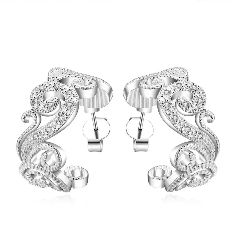 Est Silver Earring Ruyi Cloud Stud Brinco Sport 196 1