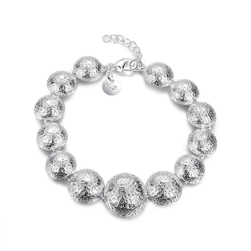 Est Silver Plated Bracelets Half Of The Bean Anchor Sport Hbh 4 1