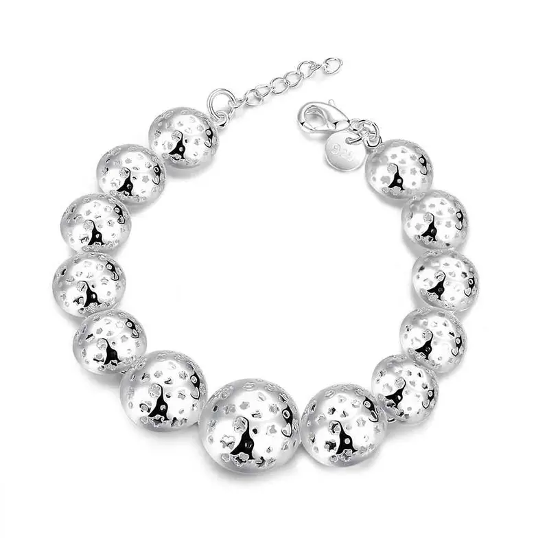 Est Silver Plated Bracelets Half Of The Bean Anchor Sport Hbh 4 2
