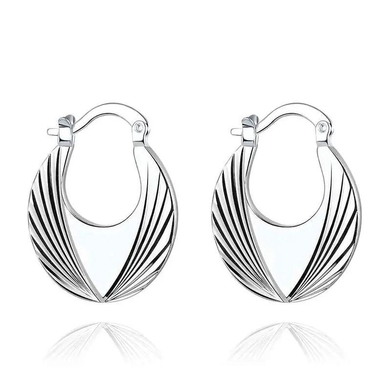 Est Silver Plated Earings Scatter Flowers Type Clip Brincos De Festa Jewellery 696 1