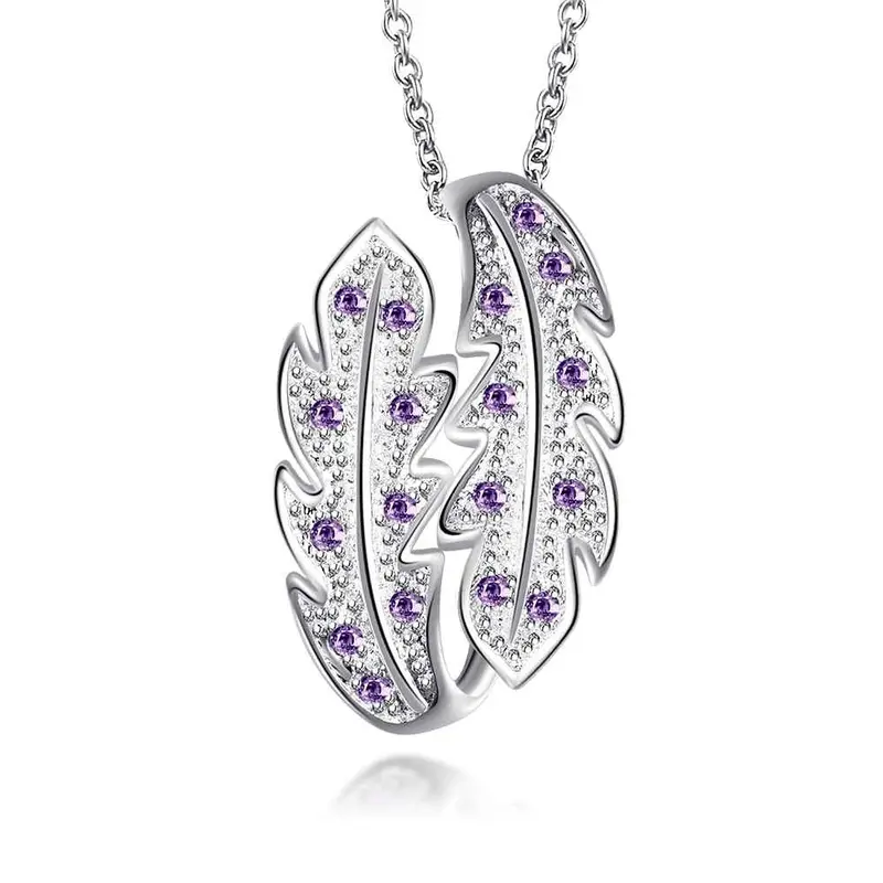 Est Silver Plated Necklace Lancet Article Crystal Bead Necklace Jewelry 2