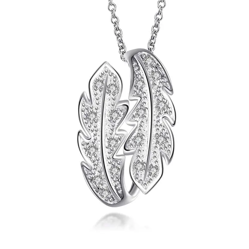 Est Silver Plated Necklace Lancet Article Crystal Bead Necklace Jewelry 3