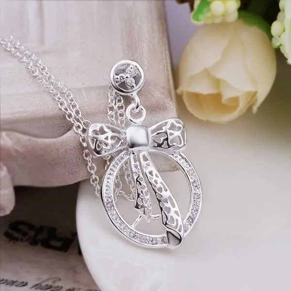 Est Silver Plated Pendant Necklace Circle Round Crystal Tattoo Choker Ruby Jewelry172 6