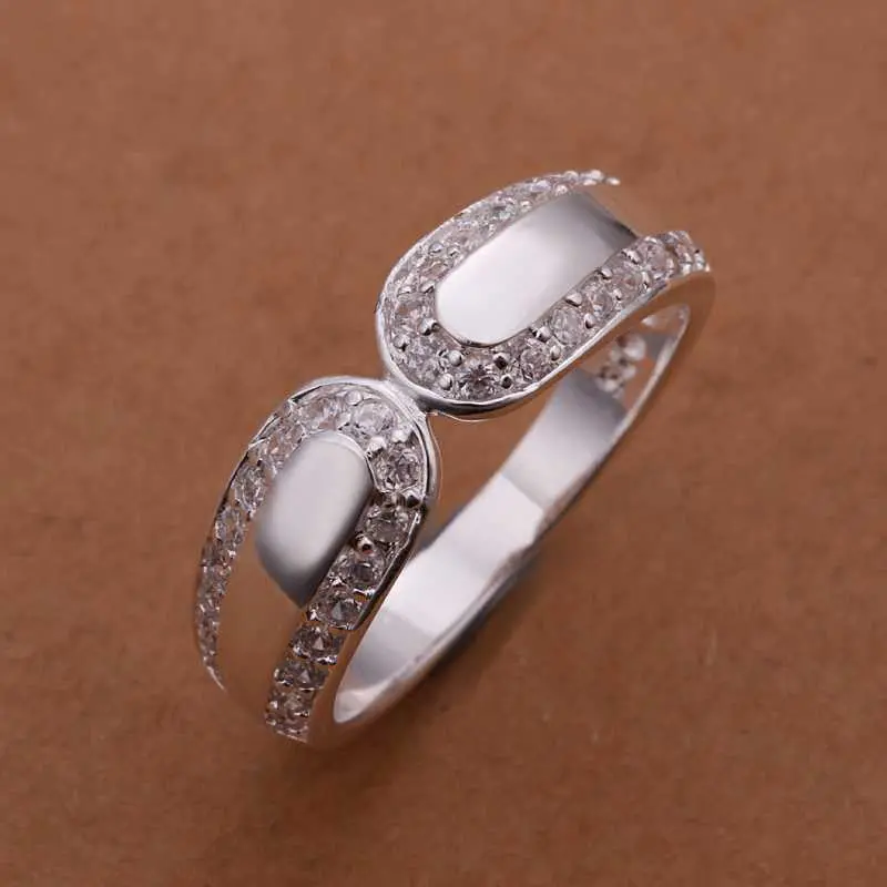 Est Silver Plated Wedding Rings Insets Belt Ring Men Jewelry 78 1