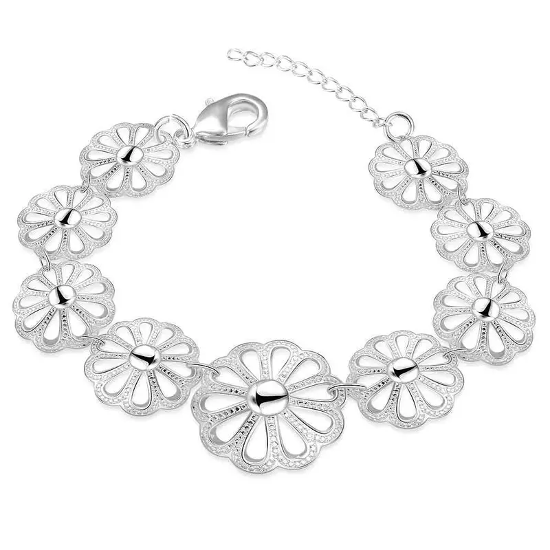 Est Silver Pulseras Sand Round Cattle Bracelete Accessories Hbh 65 2
