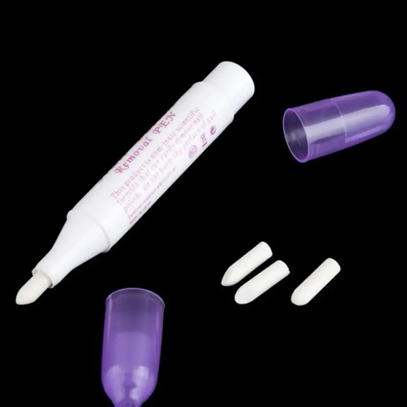 Est1 Set Nail Art Polish Corrector Pen Remove Mistakes + 3 Tips Cleaner Erase Icure 1