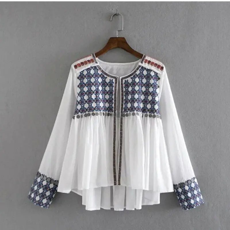 Ethnic Coins Fringed Embroidery Jacket Women Tassel Skirt-Hem Loose Kimono Jacket Coat Sunscreen Femme Outerwear 4