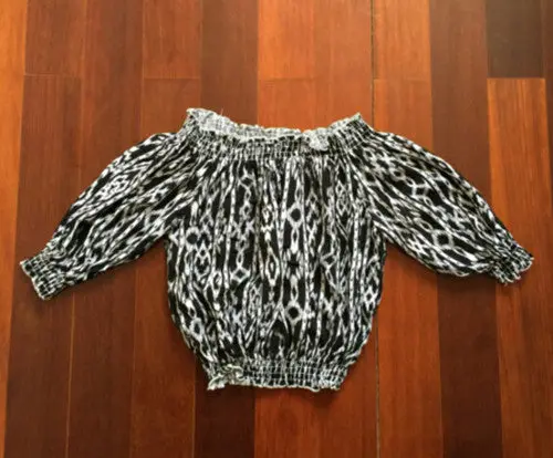Ethnic Print Off Shoulder Shirt Women Elastic Slash Neck Short Blouses Femme Loose Blouse Tops 1