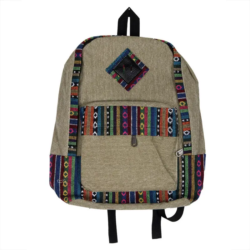 Ethnic Style Design Women Backpack Casual School Bags For Teenagers Girls Travel Back Packs Bag 2