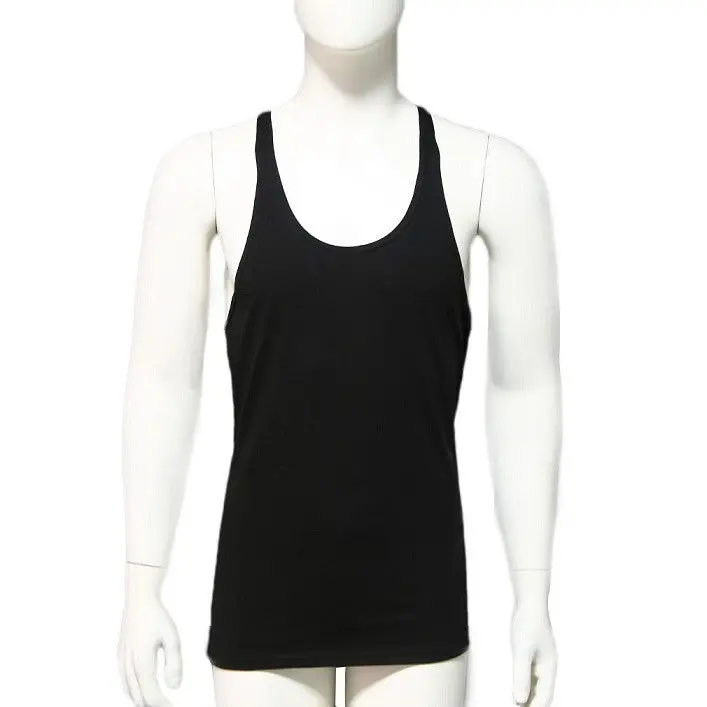 Eupore Stylesport Vestcotton Solid Color Muscle Body Building Tops Shirt Sleeveless 1
