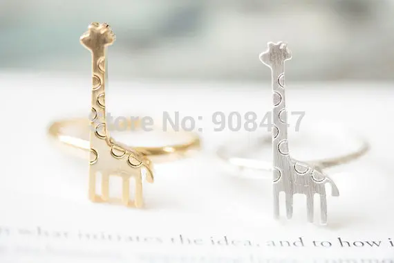 Europe And The United States Jewelry Deer Ring Giraffe Ring Accessories R203 1