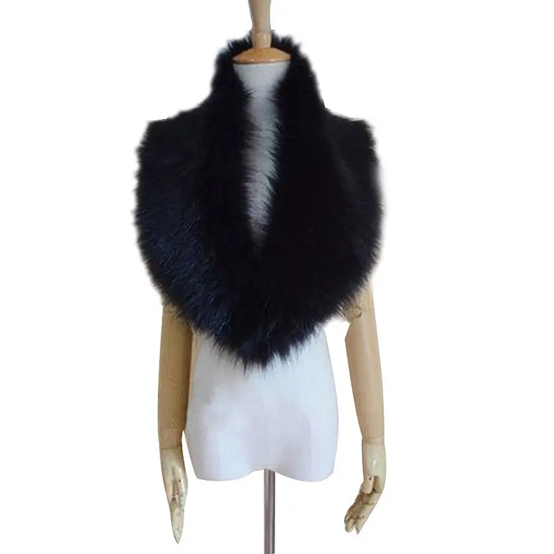 European And American Popular Womens Scarf Foulard Faux Fur Collar Shawl Collar Wrap Stole Scarves 1