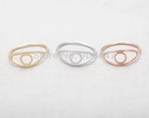Evil Eye Ring Funky Jewelry Rings Couples Ring Animal Eye Ring 1