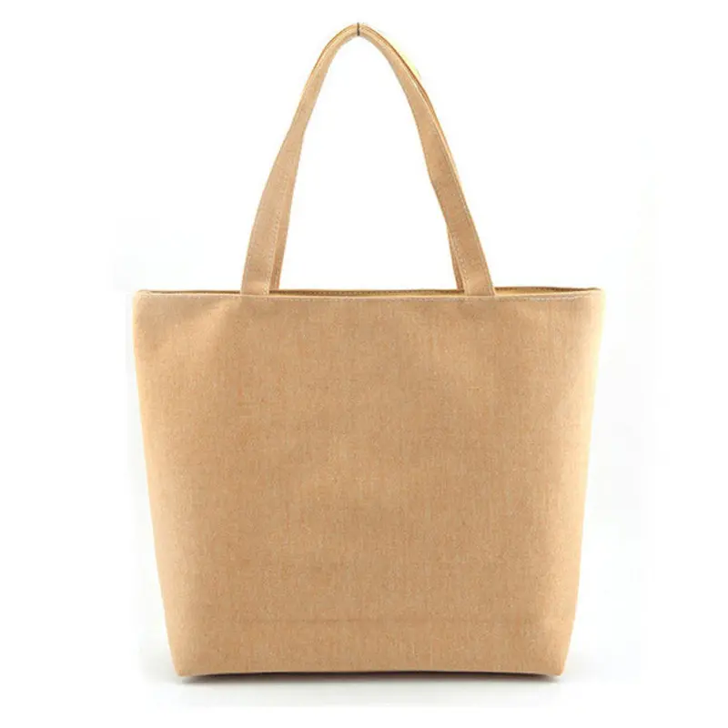 Excellent Quality Canvas Women Bag Color Printing Lady Girls Handbags Shoulder Bag Casual Bolsa Shopping Bags 2