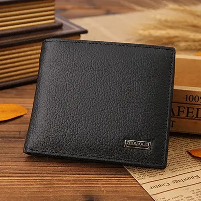 Excellent Quality Men Wallets Leather Money Purses Design Wallets Short Carteira Masculina Purse Monedero 1