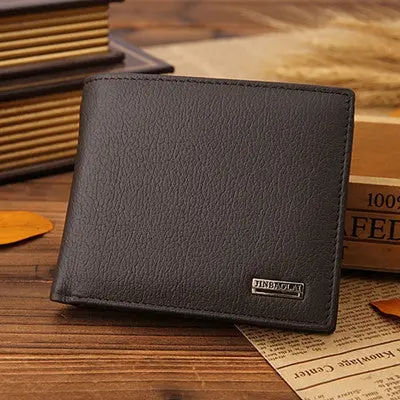 Excellent Quality Men Wallets Leather Money Purses Design Wallets Short Carteira Masculina Purse Monedero 2
