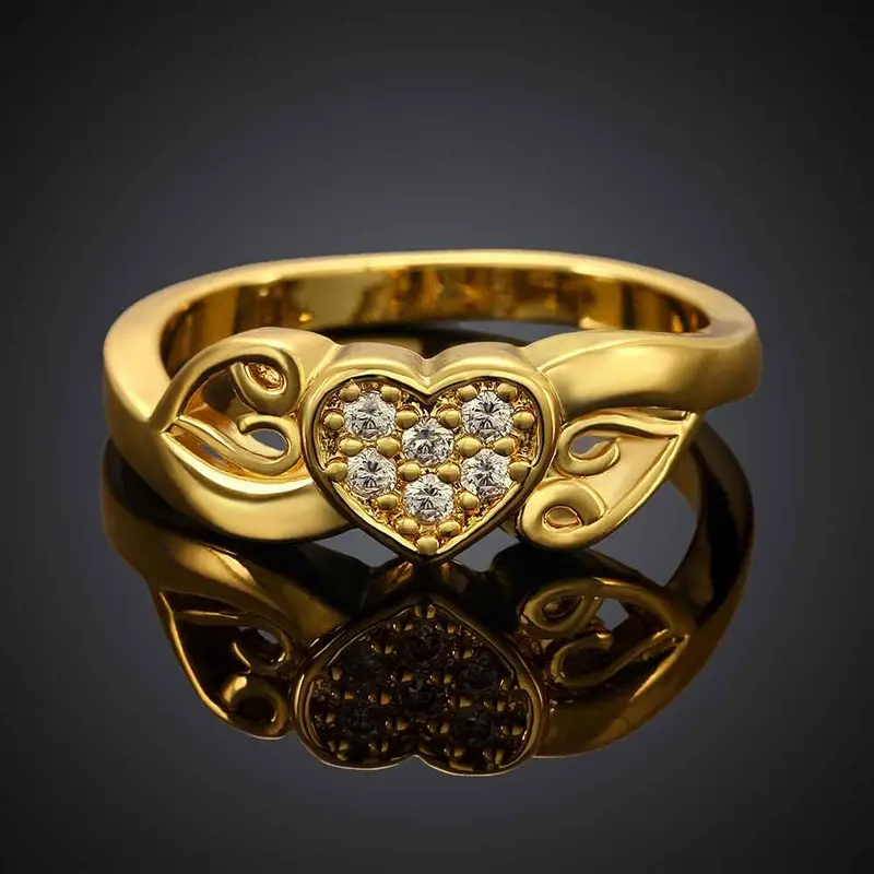 Exo 18K Gold Plated Wedding Rings Insets Heart Anillos Bear Gift For Her Skgr 68 1