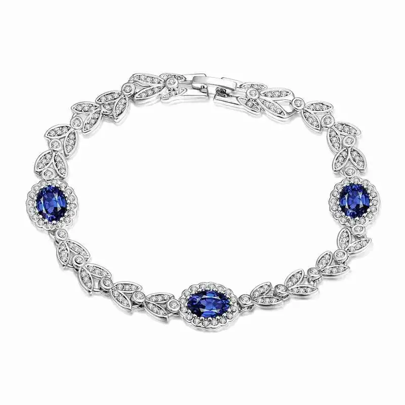Exo 18K Gold Plating Bracelets &Amp; Bangles Hemp Flowers Like Rhinestone Pulseras Hombre Jewelry Display 1