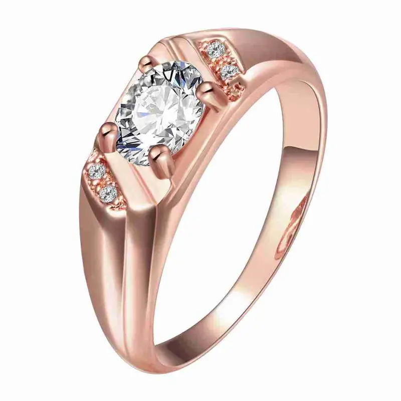 Exo 18K Gold Plating Rings Inner Arc Crystal S In Euros Bijoux Women 1