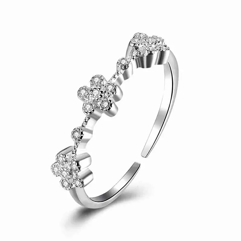 Exo 925 Sterling Silver Rings Flower Vine Anel De Ouro Ruby Jewelry293 2