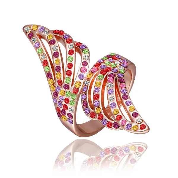 Exo Acessorios Para Mulher Rings Wings Colorful Aneis Sport267 1