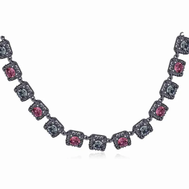 Exo Necklace Men Round Flower Color Collares Wedding Decoration35 1