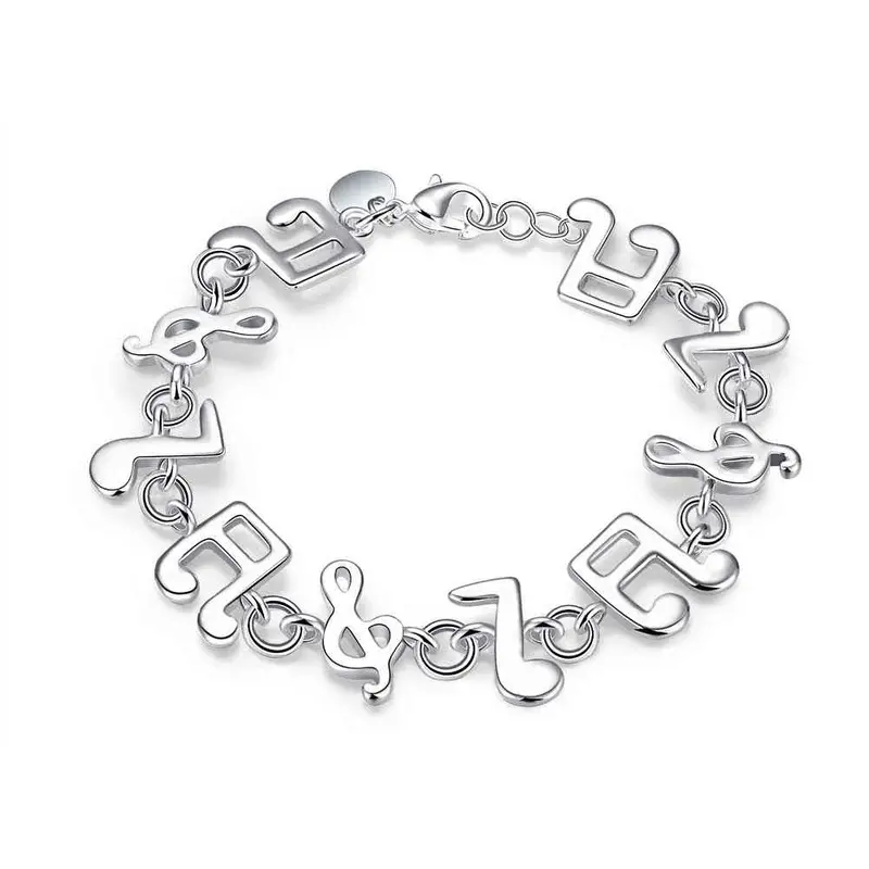Exo Silver Bracelets & Bangles Music Pulseiras Accessories Hbh 34 5