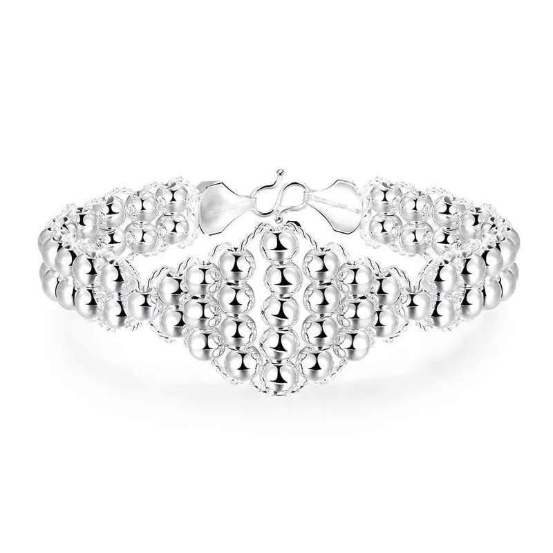 Exo Silver Bracelets Rounded Bead One Direction Fine Jewelry Hbh 8 2