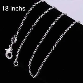 Exo Silver Plated Chain 1M 18Inch Bead Men Jewelry   1 1