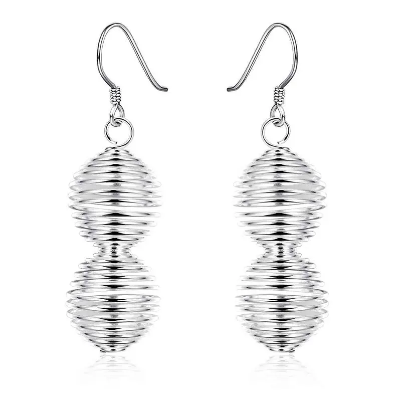 Exo Silver Plated Earings Drop Brinco Collier Plastron Femme 633 1