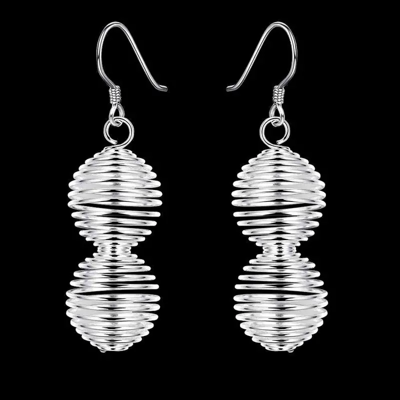 Exo Silver Plated Earings Drop Brinco Collier Plastron Femme 633 2