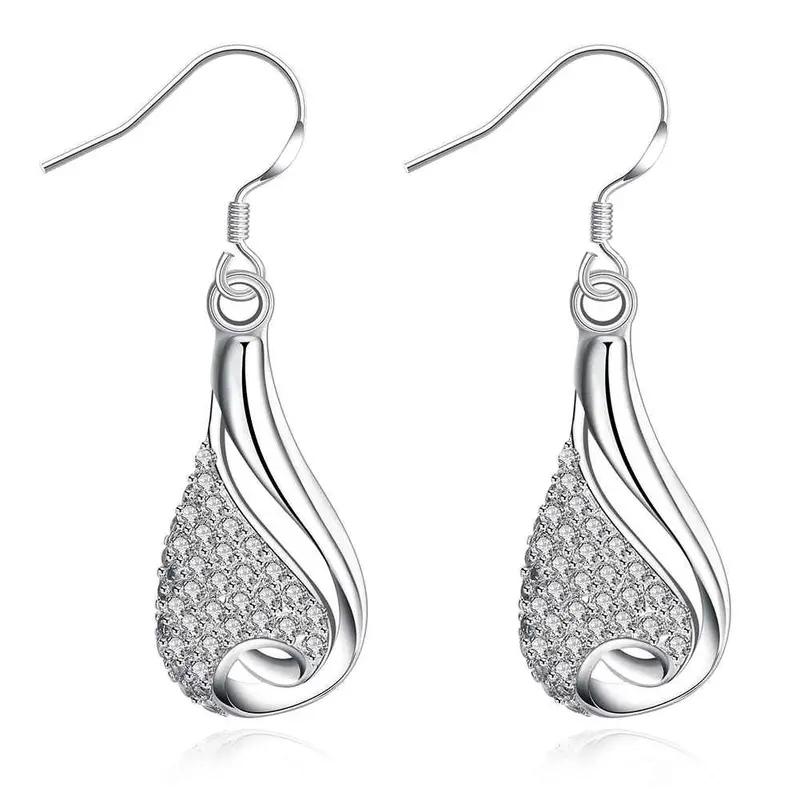 Exo Silver Plated Earings Inlaid Stone Bottle Drop Oorbellen Charms 235 1